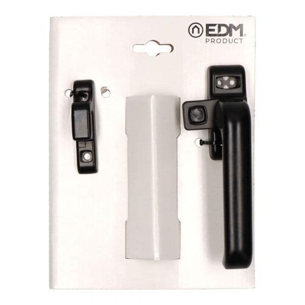 EDM Fecho de Pressão 6801 Alumínio Preto Direita