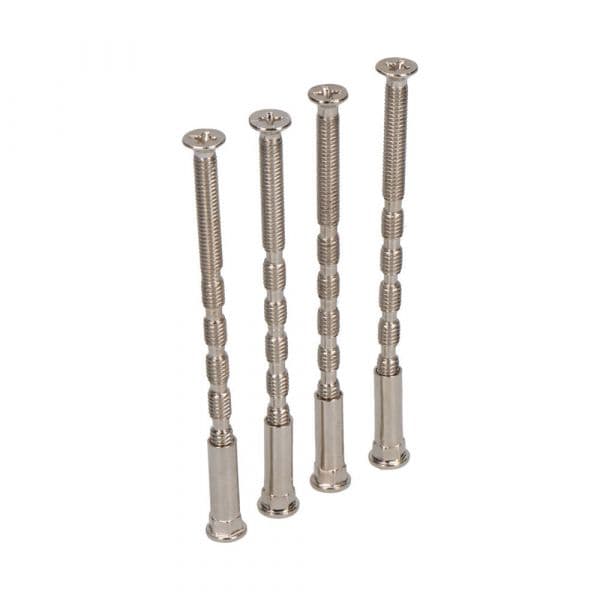 EDM Parafuso Passador Multicorte TRN02 Níquel Acetinado M4 x 75 mm Blister 4 Unidades