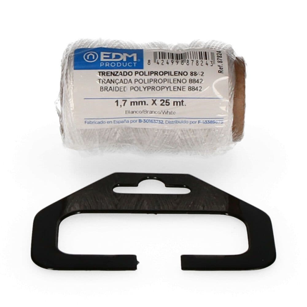 EDM Bobina Trenzada Polipropileno 8842 25Mts Blanco