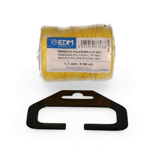 EDM Bobina Trenzada Polipropileno 8842 50Mts Amarillo