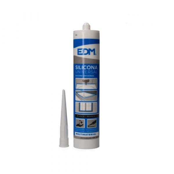 EDM Silicone Universal Branco 280ml L-061219 - EDM96450