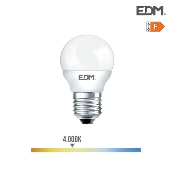 EDM Lâmpada Led E27 7w 600 Lm 4000k Luz Dia - EDM98343