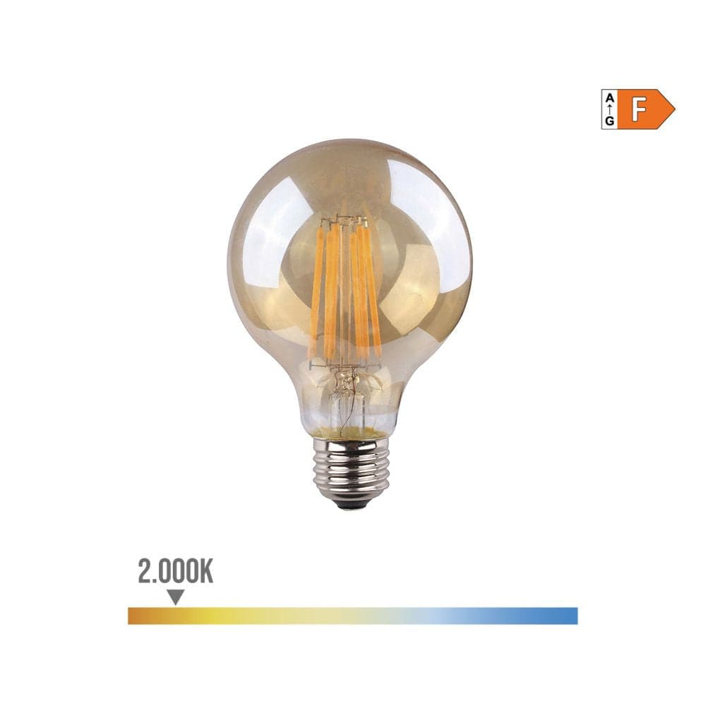 EDM Lâmpada Balão Filamento Led Vintage Ø80mm E27 8w - EDM98626