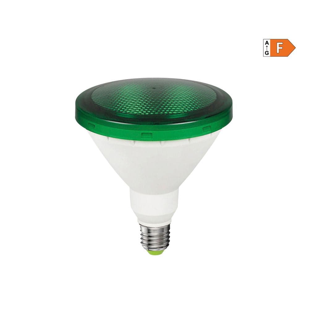 EDM Lâmpada E27 15w 230v Led Par38 Verde Ip64 1200lm - EDM98872