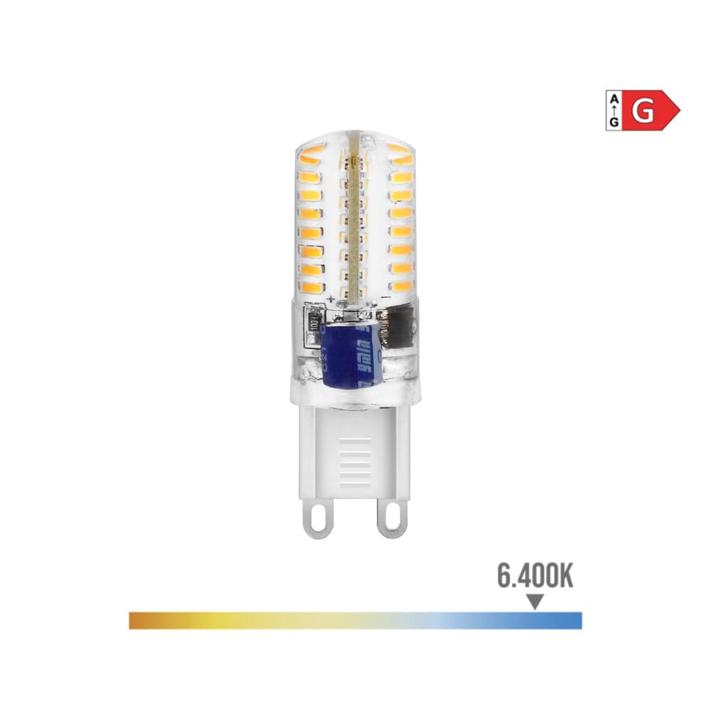 EDM Lampada G9 Silicone Led 2,5w 200 Lm 6400k Luz Fri. - EDM98910