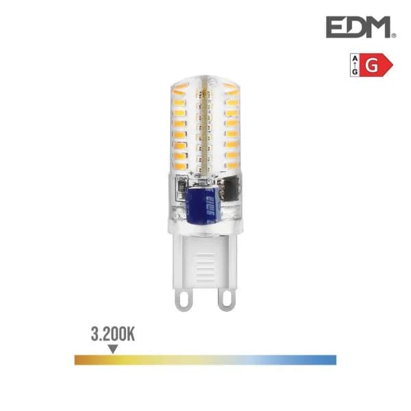 EDM Lampada G9 Silicone LED 2,5W 200 Lm 3200K Luz Quente - ELK98911