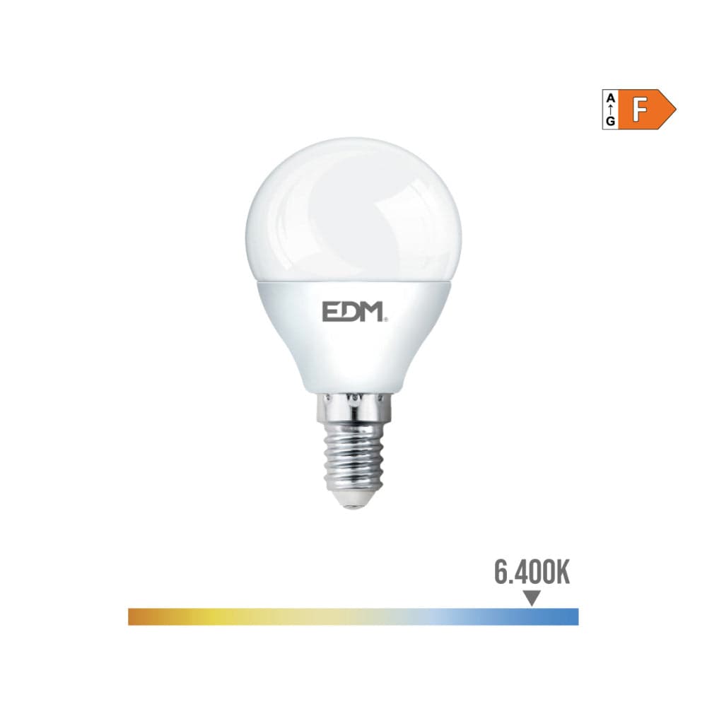 EDM Lâmpada Led E14 7w 600 Lm 6400k Luz Fria - EDM98948
