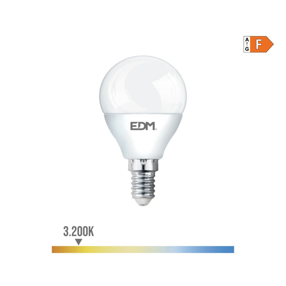 EDM Lâmpada Led E14 7w 600 Lm 3200k Luz Quente - EDM98949