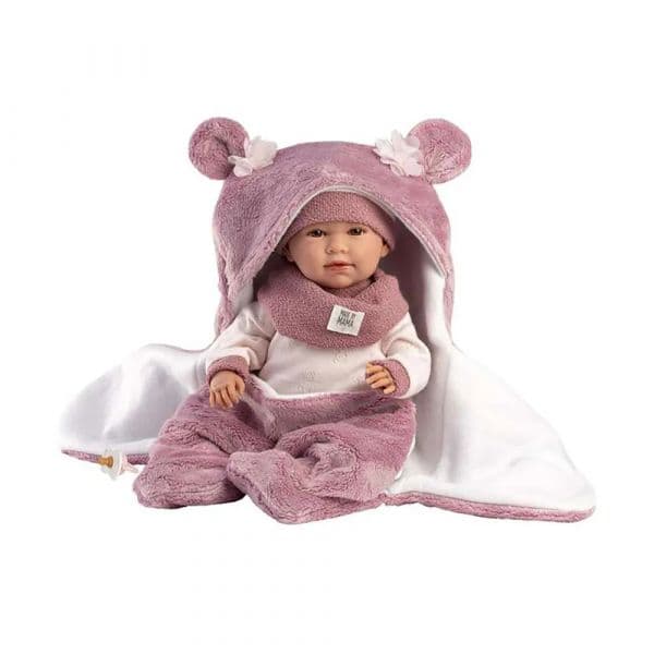 Llorens Boneca Mimi Chorona com Saco Cama  42cm
