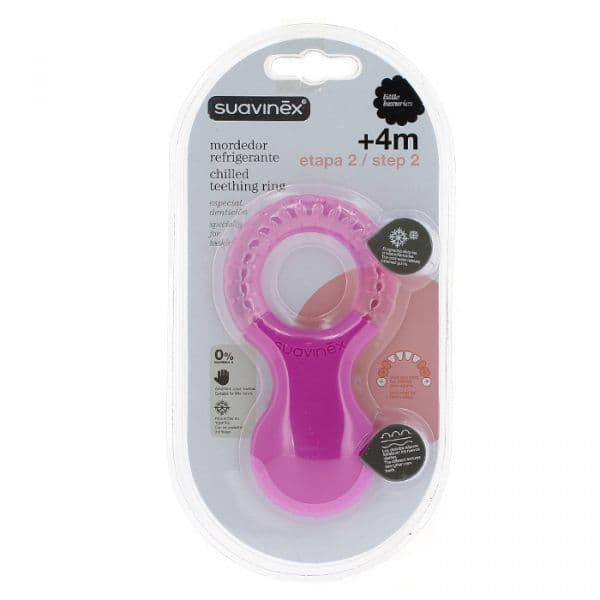 Suavinex Mordedor Refrigerante Rosa 4m