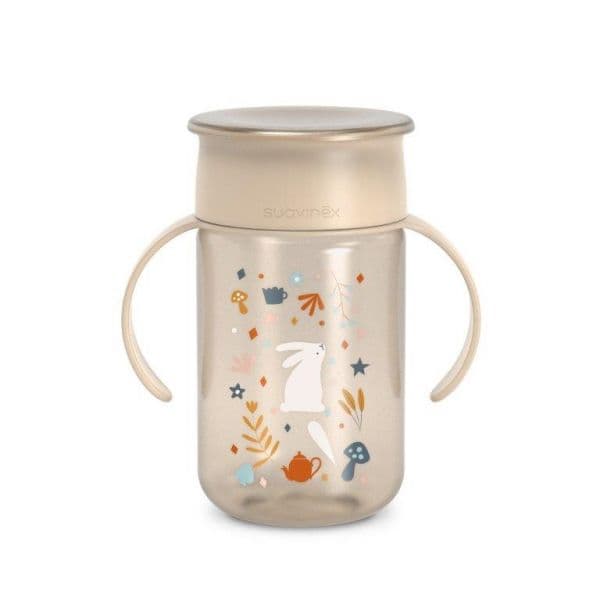 Suavinex Copo Aprendizagem Wonderland 340ml +12 Meses Bege