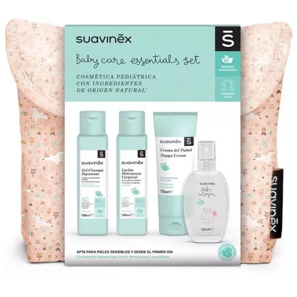 Suavinex Baby Care Essentials Eau de Cologne Pink Set