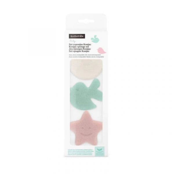 Suavinex Baby Esponja Conjunto Konjac