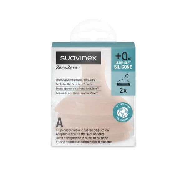 Suavinex Tetina de Silicone ZeroZero Medium Fluxo