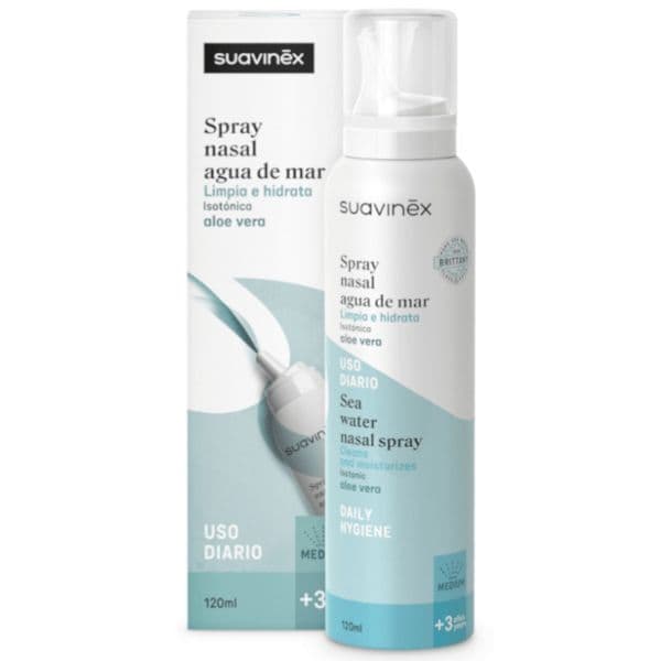 Suavinex Spray Nasal Isotónico com Aloé Vera +3 anos 120ml