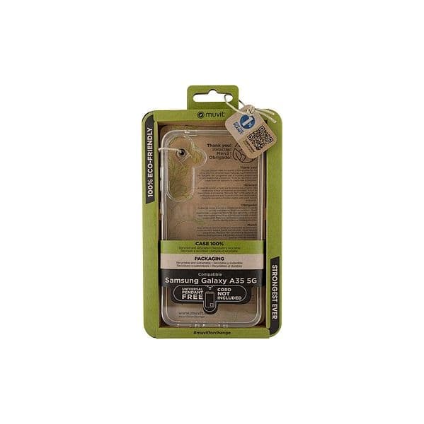 Muvit Capa para Samsung Galaxy A35 5G Recycletek Clear