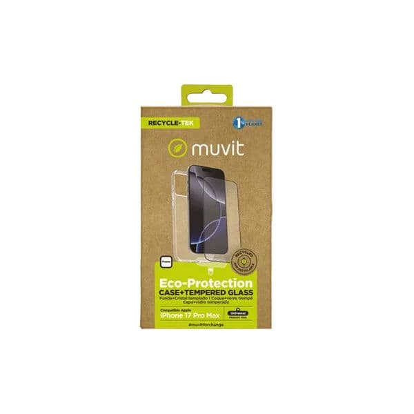 Muvit Capa para iPhone 17 Pro Max Clear