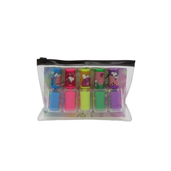 CYP BRANDS Marcadores Snoopy 5 Cores 5 Unidades