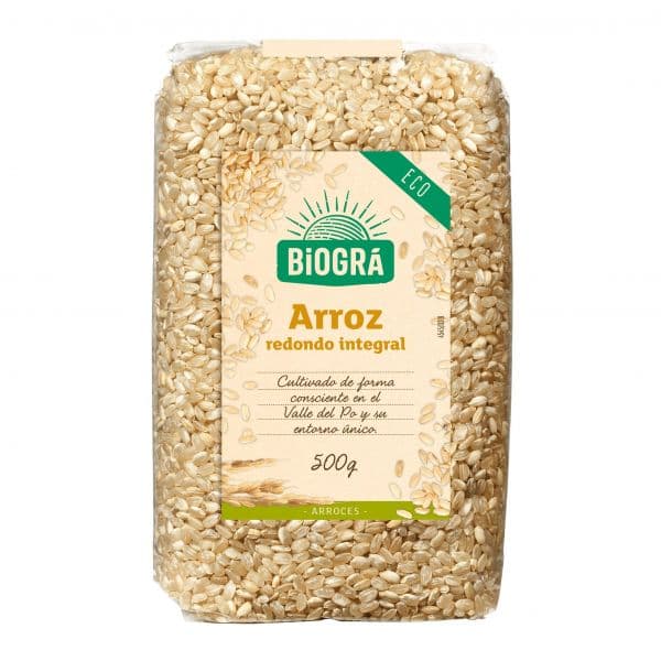 Biográ Arroz Integral de Grão Redondo Bio 500 g