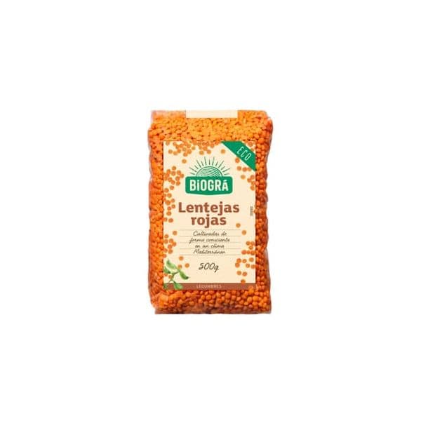 Biogra Lentilhas Vermelhas Bio 500g