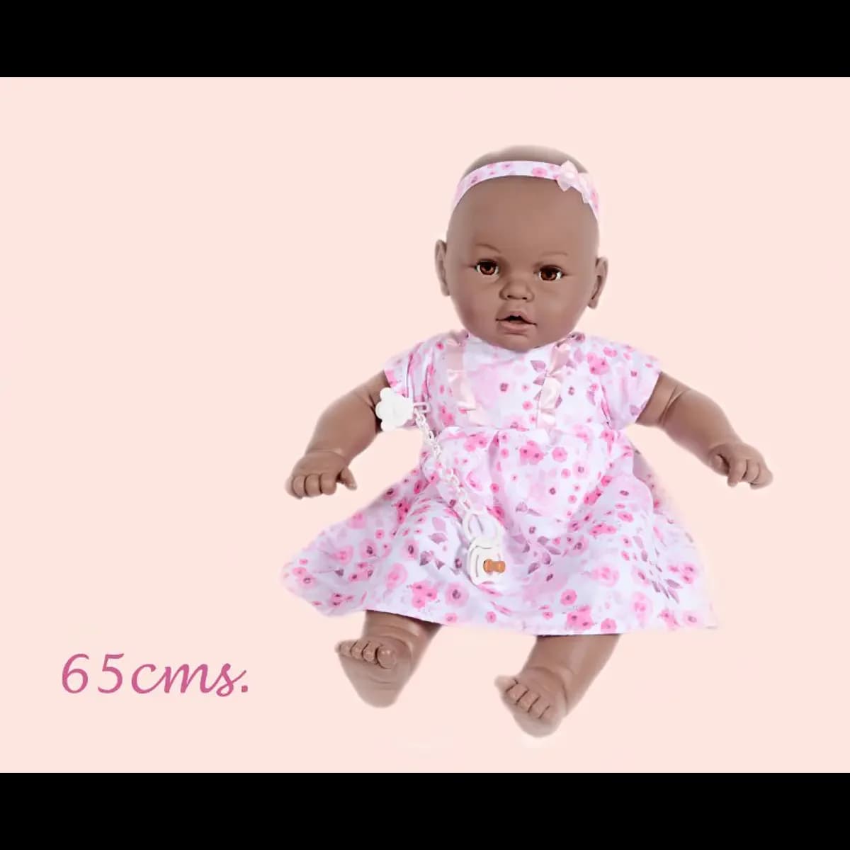 Boneca Risitas 65 cm Negra