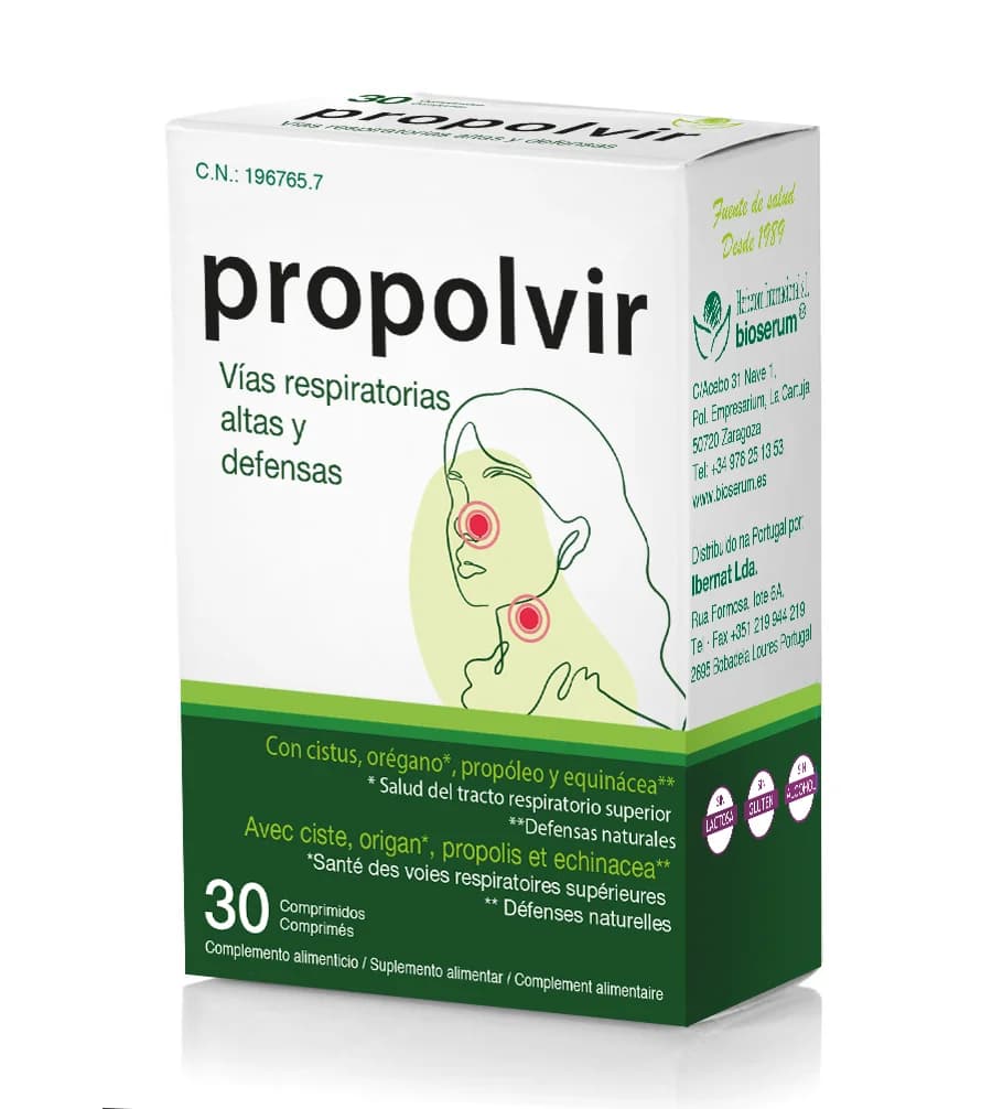 Bioserum Propolvir 30 Comprimidos