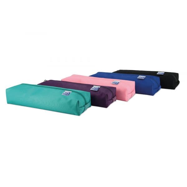 Oxford Estojo Escolar Kangoo Teens Retangular Medio Cores Sortidas 220x70x35 mm 5 Unidades