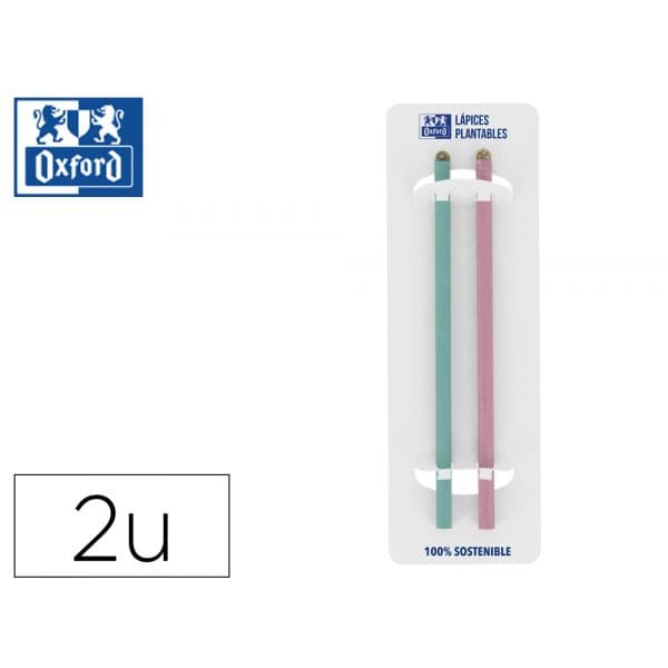 Oxford Lapis de Grafite Nature Plantables Pack de 2 Unidades