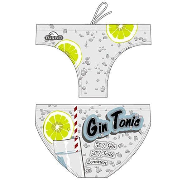 Turbo Gin Tonic Swimming Brief Branco S Homem