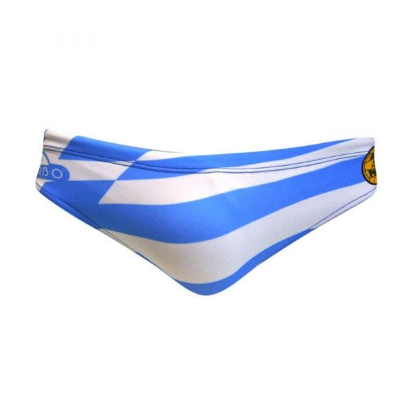 Turbo Greece Swimming Brief Branco,Azul 4XL Homem