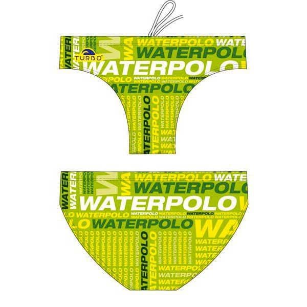 Turbo Text Swimming Brief Verde S Homem