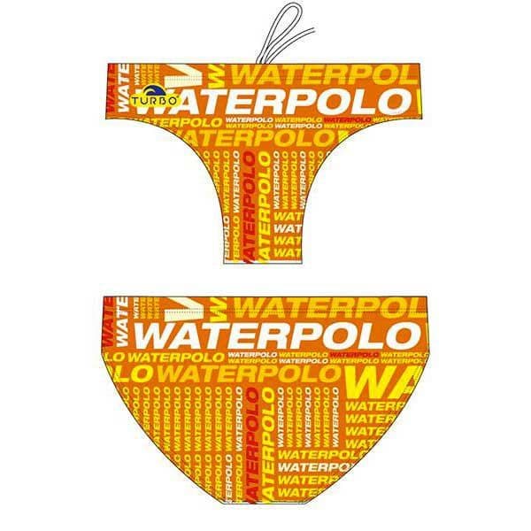 Turbo Text Swimming Brief Laranja XL Homem