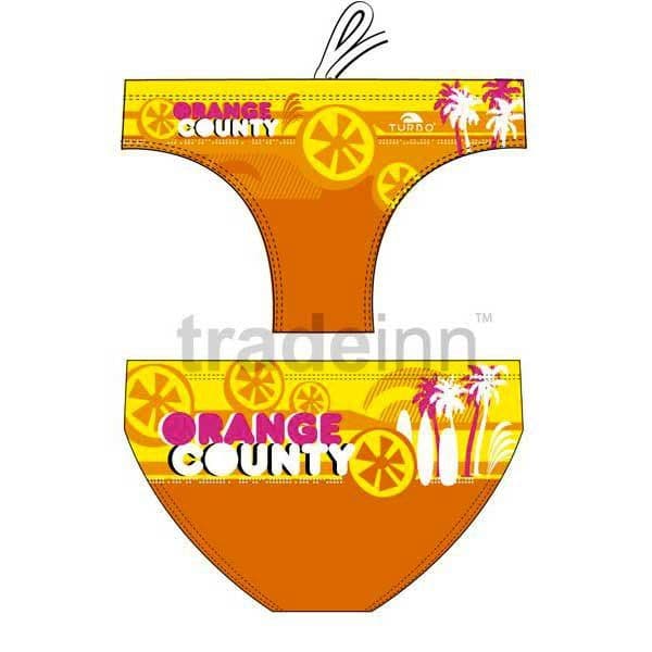 Turbo Orange Country Swimming Brief Laranja L Homem