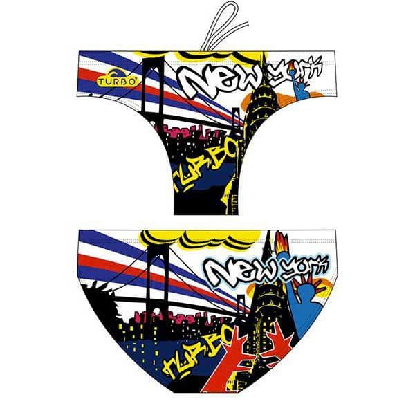 Turbo New York Swimming Brief Colorido M Homem