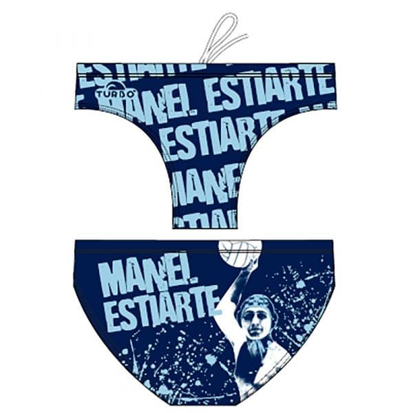 Turbo Manel Estiarte Swimming Brief Azul M Homem