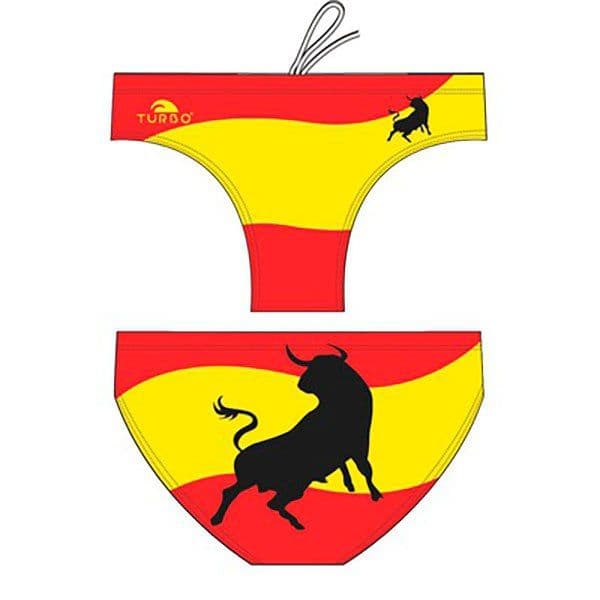 Turbo Bull Spain Swimming Brief Amarelo,Vermelho 3XL Homem