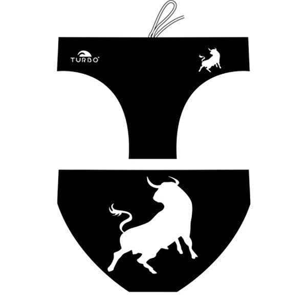 Turbo Bull Waterpolo Swimming Brief Preto 5XL Homem