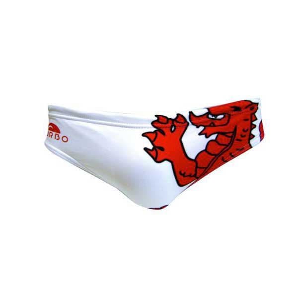Turbo Wales Man Swimming Brief Branco S Homem