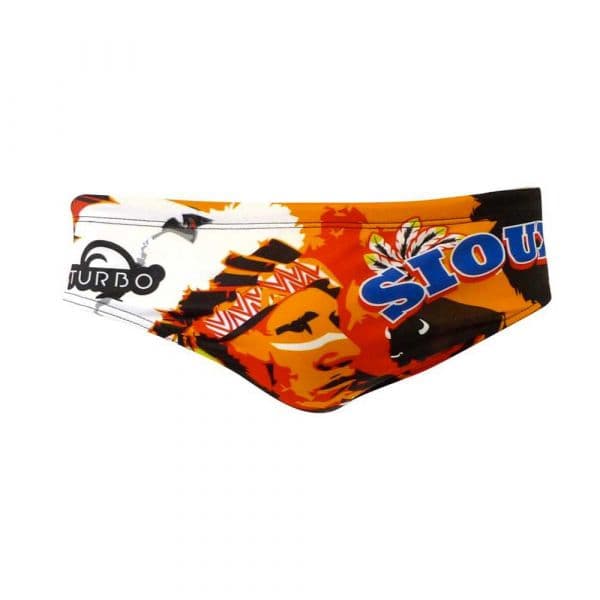 Turbo Sioux Swimming Brief Laranja XL Homem