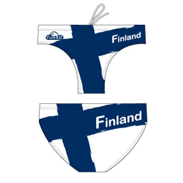 Turbo Finland Swimming Brief Branco,Azul M Homem