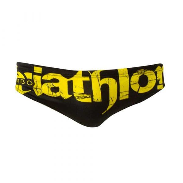 Turbo Triathlon Basic Swimming Brief Amarelo,Preto M Homem
