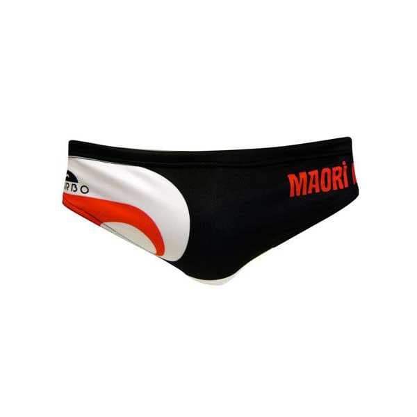 Turbo Maori Red / Black Man Swimming Brief Vermelho,Branco,Preto 5XL Homem