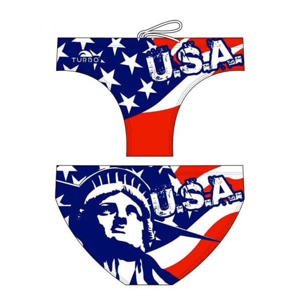 Turbo Liberty Usa Swimming Brief Colorido 3XL Homem