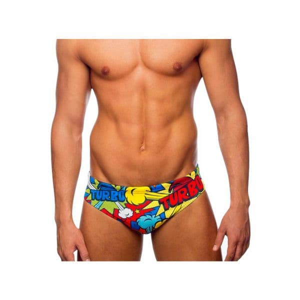 Turbo Pop Swimming Brief Colorido XL Homem