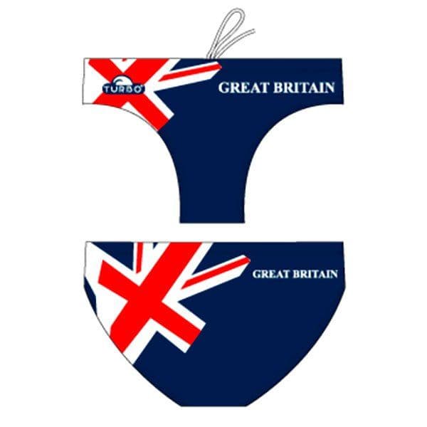 Turbo England-great Britain Swimming Brief Azul XL Homem