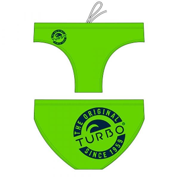 Turbo Original Waterpolo Swimming Brief Amarelo 3XL Homem