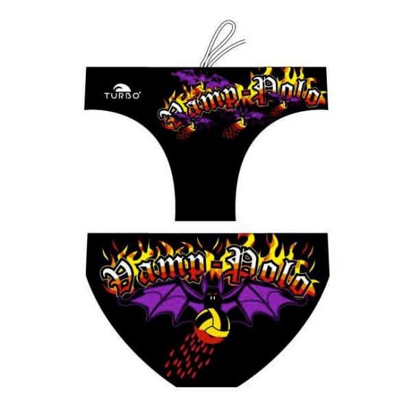 Turbo Vamp Polo Swimming Brief Preto S Homem