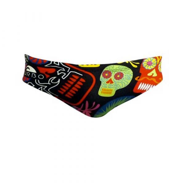 Turbo Halloween Skulls Swimming Brief Colorido 2XL Homem
