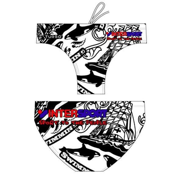 Turbo Ships Swimming Brief Branco 5XL Homem