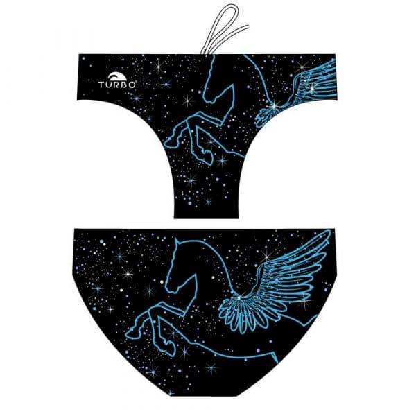 Turbo Pegasus Swimming Brief Azul,Preto 2XL Homem